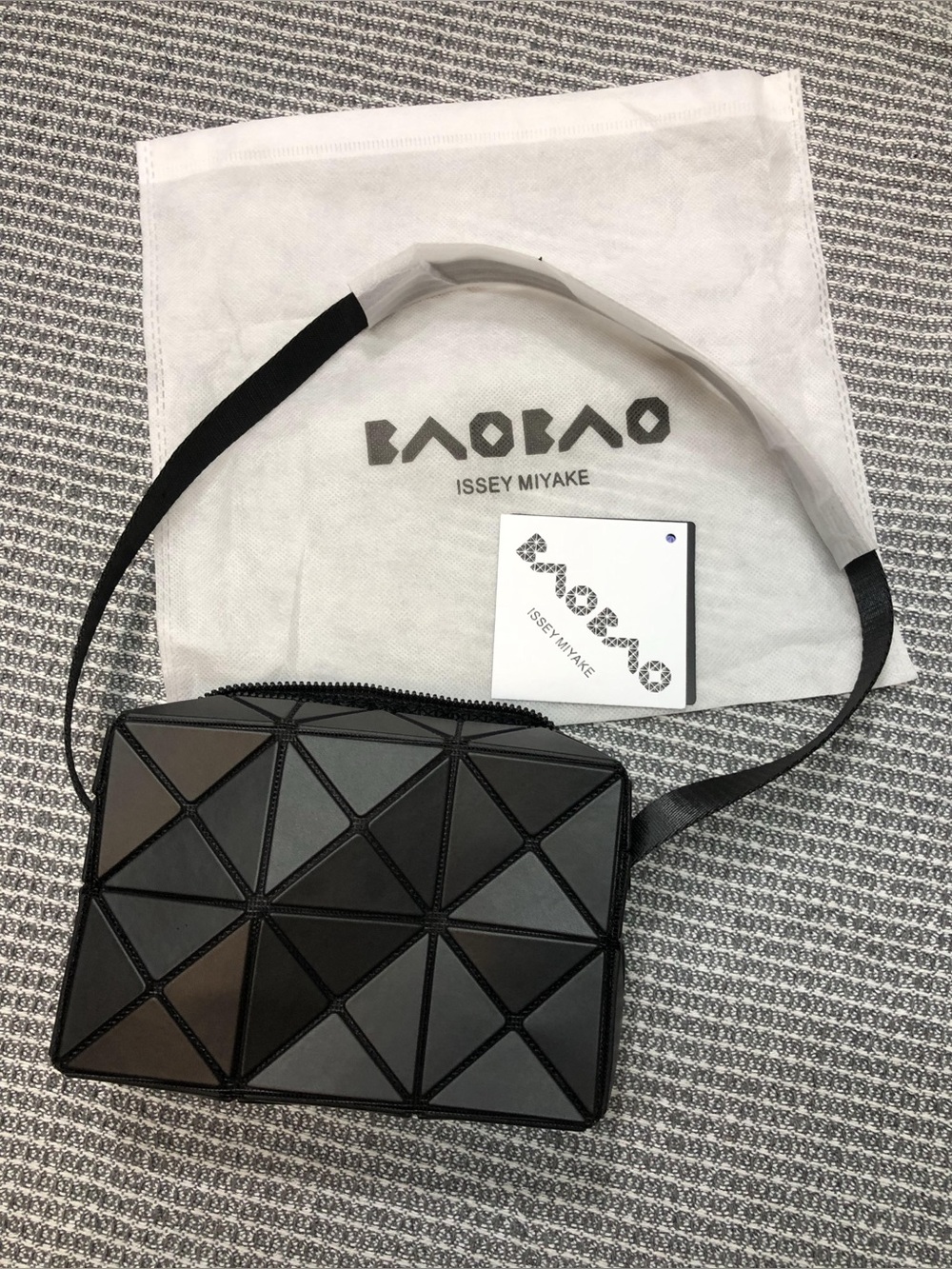 Issey Miyake Matte Black Bag